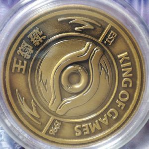 Yugioh Millennium Eye King Of Games Flip Coin Official Konami Collectible